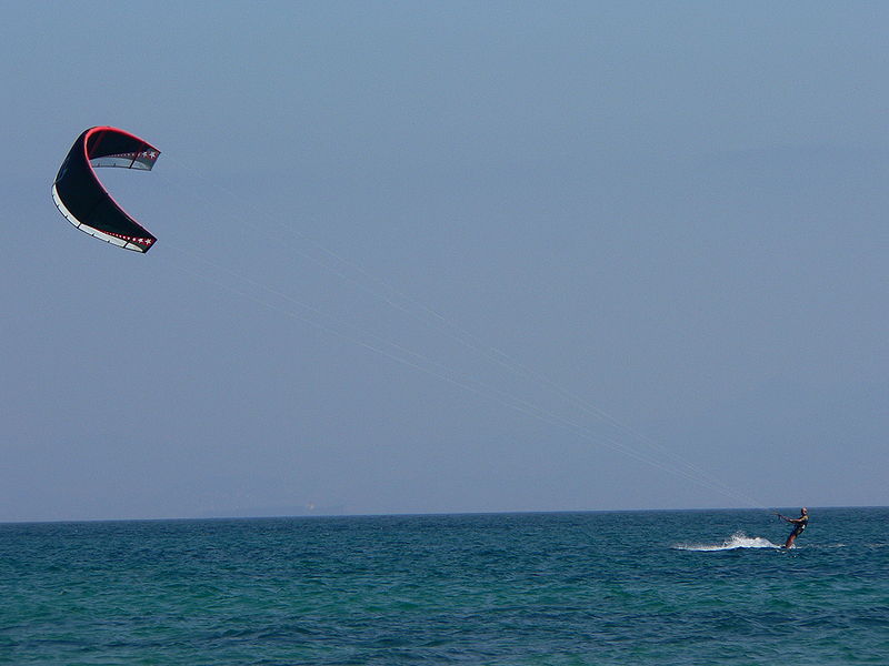 kitesurfing