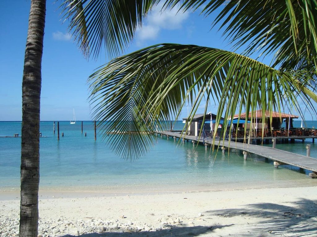 Strand på Aruba